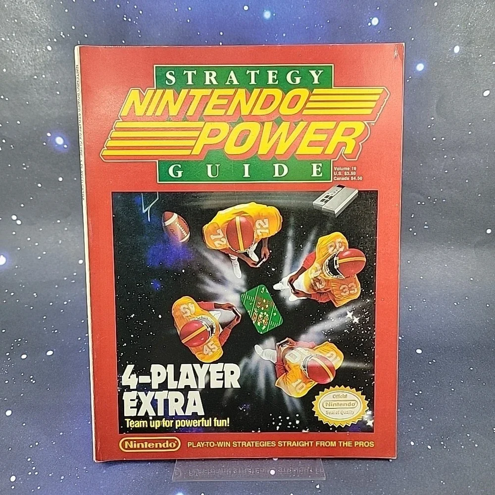 Nintendo Power Magazine Volume 19 4-Player Extra Strategy Guide 1990 December